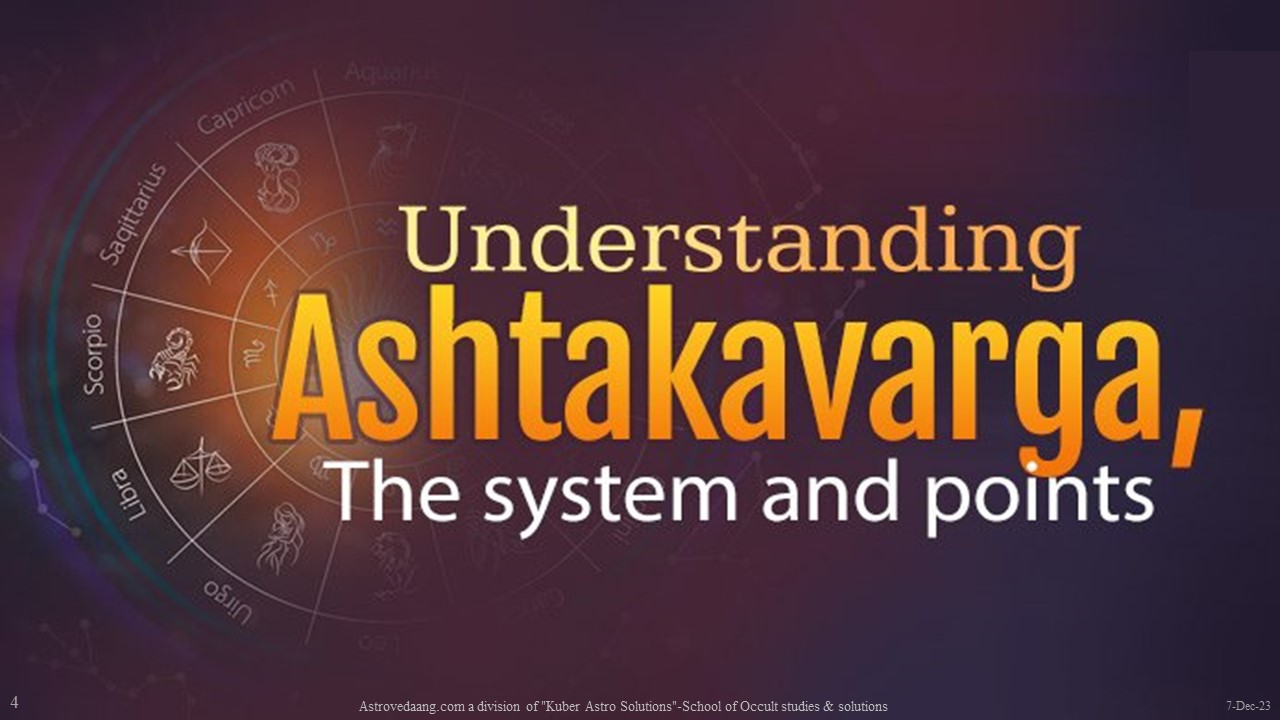 ASHTAKVARGA- Digital Astrology